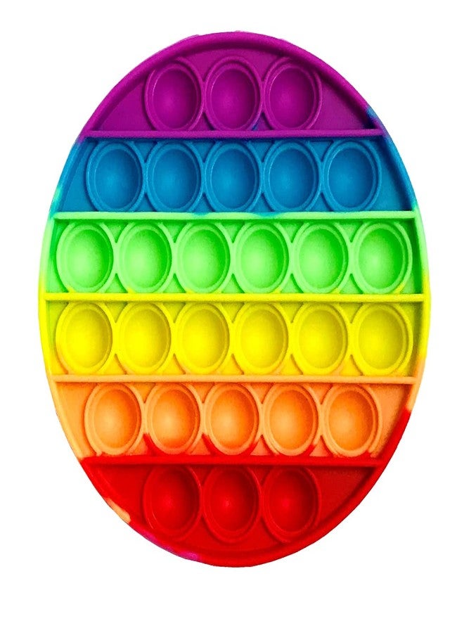 Evisha Pop It Push Pop Bubble Stress Anxiety Fidget Sensory Toy for Autism Stress Relief (Multicolored) - Image 1